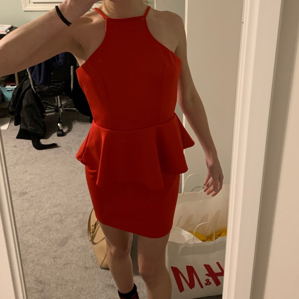 Red Dress, Open Back